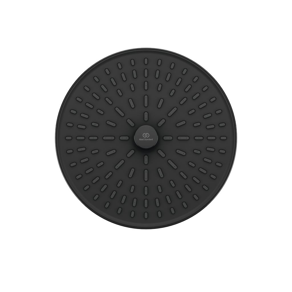IDEALRAIN ALU+ 2-функционална душ глава Черна коприна (черен мат)