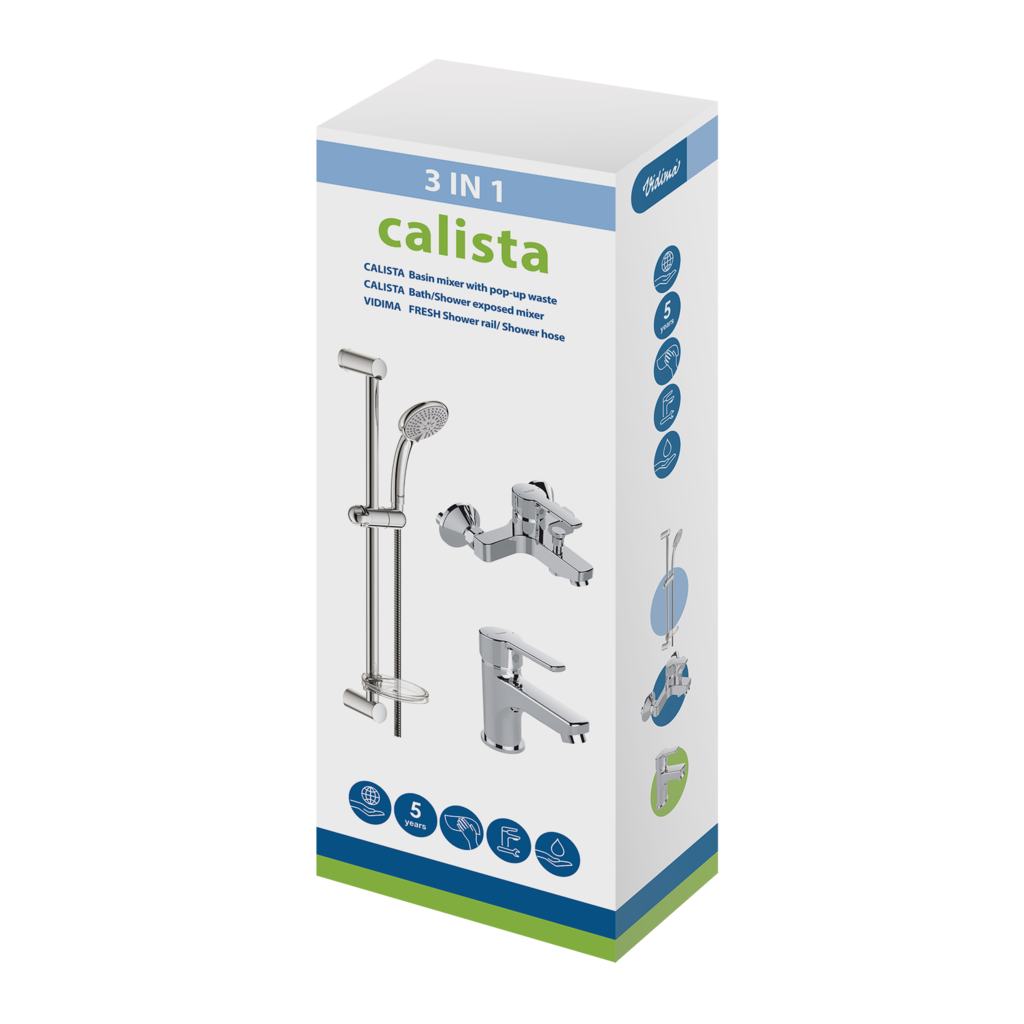 CALISTA - комплект 3 в 1 Хром